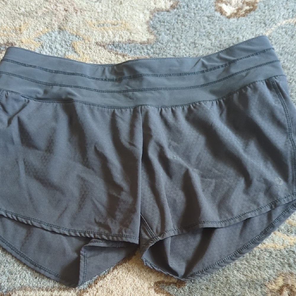 Oiselle Gray Athletic Performance Shorts